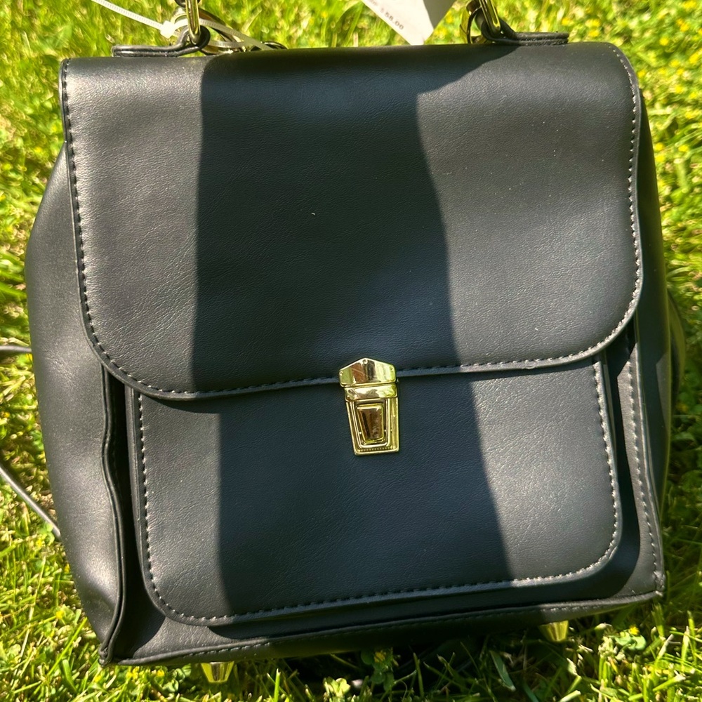 Steve Madden-Madden Girl black mini backpack